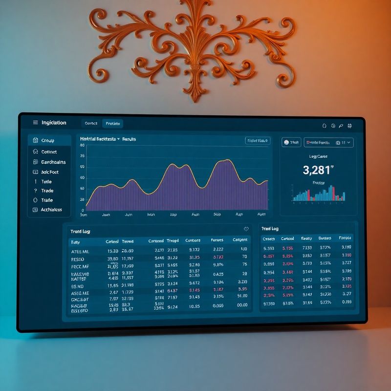Ukázka backtest reportu s equity křivkou a drawdown analýzou